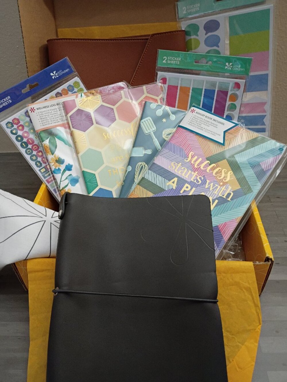 NEW Erin Condren Petite Planner Bundle Folio Journals Stickers